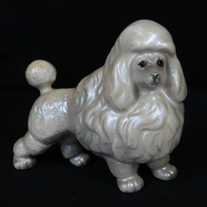 Rare Vintage Porcelain Japan Ceramic Poodle